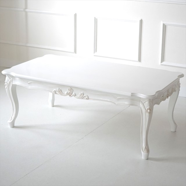 【メーカー直送】センターテーブル BR k-gct-07wh【B-TRADING ビートレーディング センターテーブル テーブル リビング ダイニング 机 アンティーク インテリア 家具 収納 収納家具 整理 整理整頓】