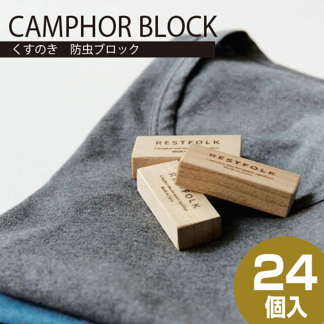 天然木 防虫剤 カンフルツリーブロック 24個 161093【送料込み 化粧箱入 防臭 消臭 トイレ 下駄箱】のサムネイル