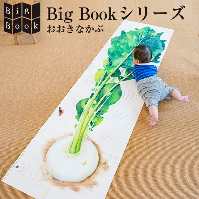 BIG BOOK おおきなかぶ 藤本真央【クリスマス xmas キッズ 子供 送料込み 絵本 漫画 マンガ アート 耐水】【青幻舎】