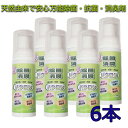 【安心天然由来成分】【60ml×6本 】携帯ハンド泡タイプ携帯 除菌 抗菌 消臭剤 バクロン 60ml×6本 BACRON 万能除菌 強力除菌 ウィルス対策 感染症対策 消臭 日本製 天然 安心 安全 消臭剤 マスクスプレー マスク用 手すり ドアノブ スイッチ 携帯用スプレー