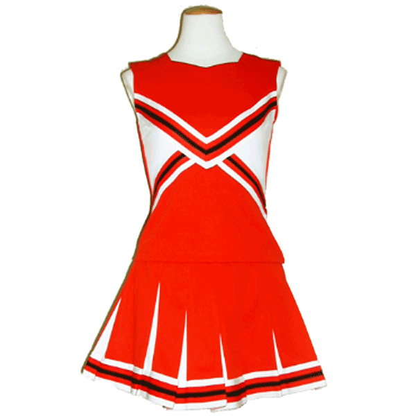 チアリーダー ユニフォーム uni7603orenge☆税込・送料無料