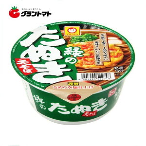 【1ケース】マルちゃん 緑のたぬき天そば（東日本） （101g×12個入り）東洋水産【同梱不可】【送料無料】