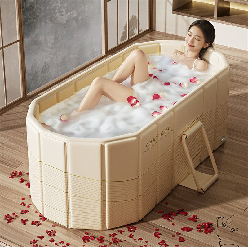 折りたたみ浴槽 お風呂 ポータブルバスタブポータブル浴槽 露天簡易風呂 組み立て不要 収納便利 持運び便利 長時間保温 浸漬式 SPA 全年齢対応大人子供