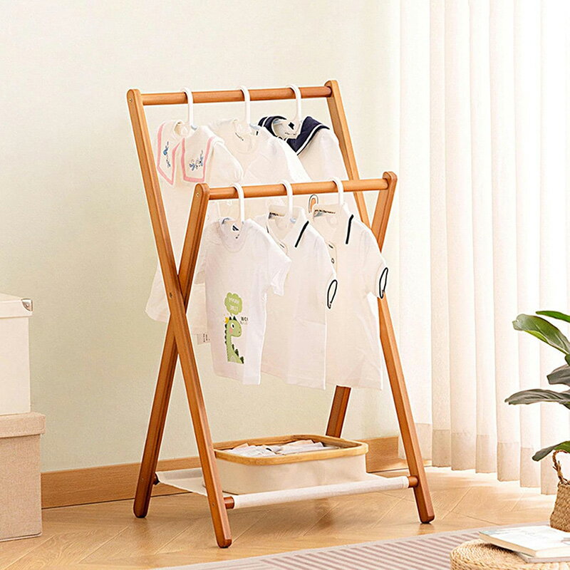 ハンガーラック 折りたたみ式 木製 ハンガー 棚付き 大容量 頑丈 スリム おしゃれ 棚付き バスケットトローリー コートハンガー 寝室 玄関 リビング 収納 バッグ 鞄 ランドセル 廊下 シンプル マンション