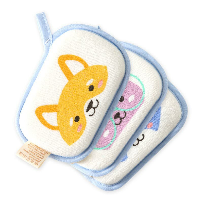ベビー用お風呂用スポンジ 子供用バススポンジ | かわいい吸収性バス シャワー スポンジ シャワー用バス スポンジ | 快適な子供用バススポンジ ベビーバスアクセサリー 子供用 男の子 女の子用