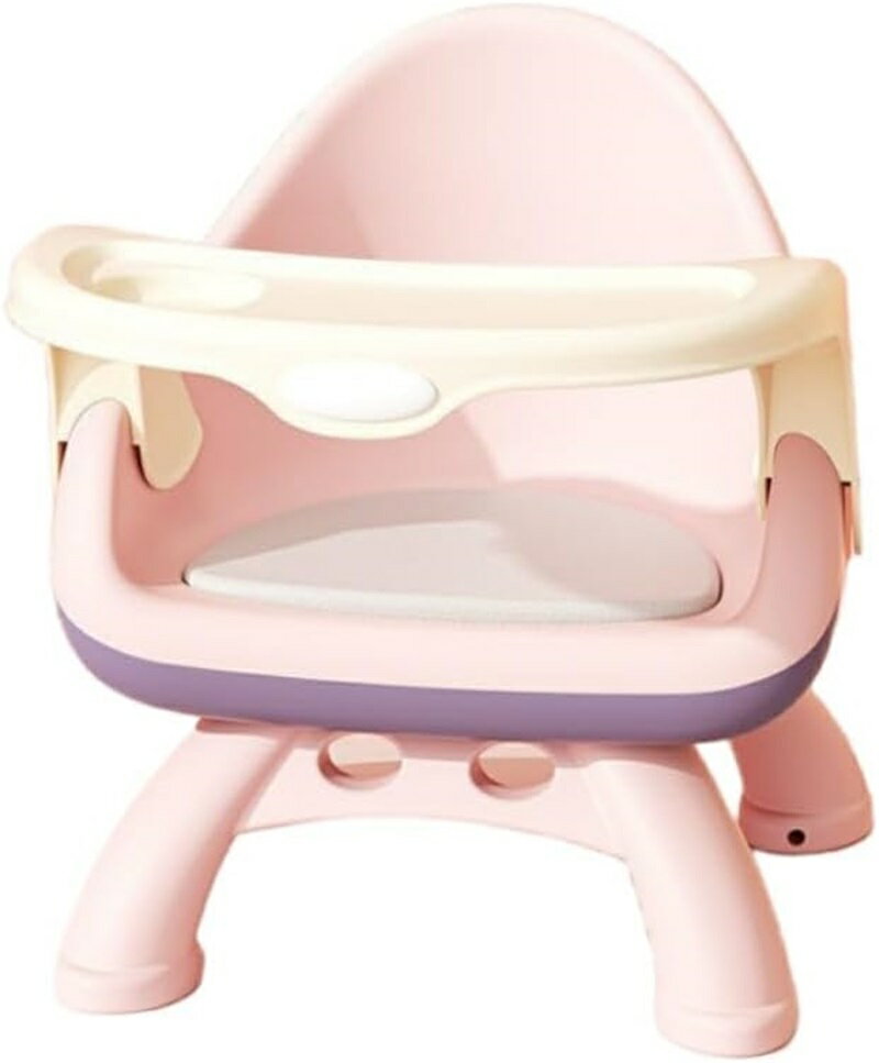 ベビーテーブル チェア ダイニングチェア 子供用ローチェア ボード付き パッド入り バリなし 安定性 滑り止め 取り外し可能 掃除簡単 軽量 ポータブル 1〜8歳 PUマット