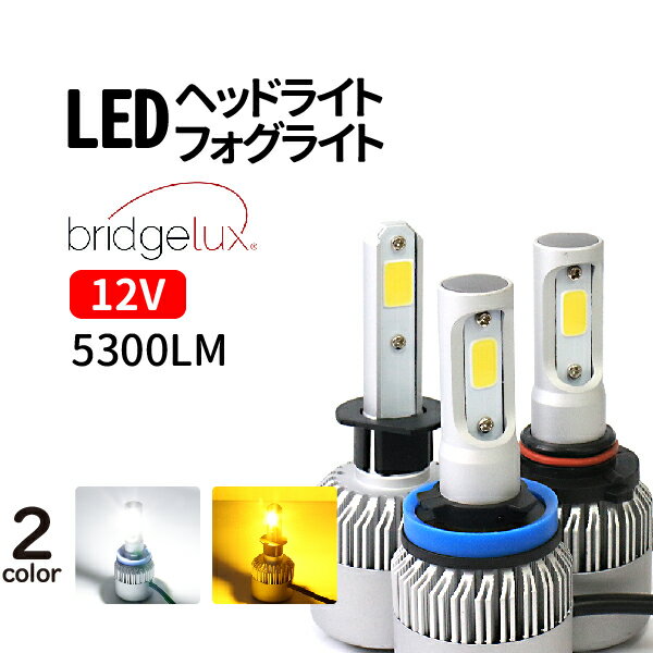LEDヘッドライト 12V専用 ホワイト/ア