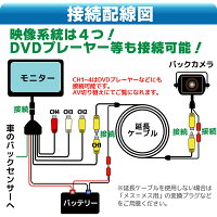 バックカメラ四分割モニターセット赤外線暗視機能付大型車・トラックにも最適!20Mケーブル付24Vバックモニターバックカメラモニター送料無料(一部地域除く)
