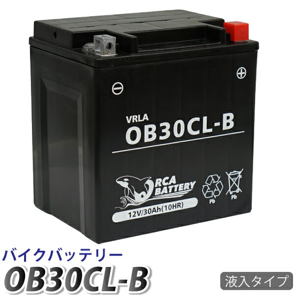 yb30cl-b 水上ジェットスキー バッテリー OB30CL-B ORCA BATTERY 互換：YB30CL-B YB30L-B / FB30L-B) SEE-DOO 4スト…