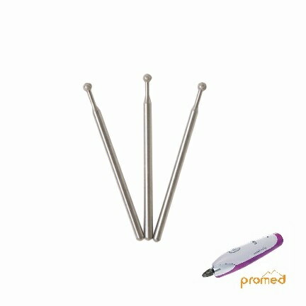 Promed feeling専用アタッチメントバー3本セット【サファイアポイント ラウンドタイプ 】ネイルケア・フットケア