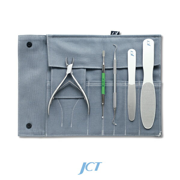 【フットケア プロ用スタータセット1】ニッパー・ゾンデ・やすり類 5点セット / フットケア・ネイルケア / 滅菌対応<1年保証付き>