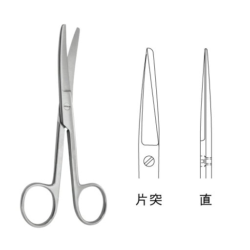 外科剪刀 スタンダード / 14.0cm(JA04-0201) 外科剪刀 スタンダード / 14.0cm(JA04-0201)