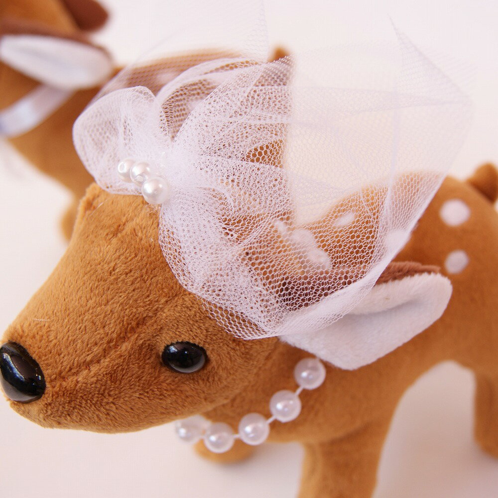 結婚式ぬいぐるみ シカ人形 鹿 バンビ ウェディングドール 小鹿 J Dコーポレーション 装飾に ディズニー好きのお二人にも パーティー イベント用品 結婚式の受付 ウエディング バンビ