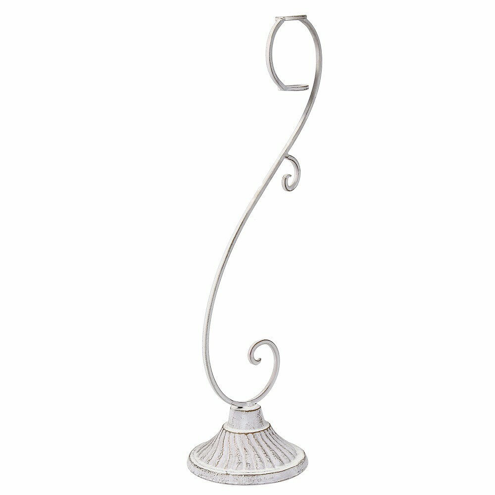 ブーケスタンド(S・TALL)シャビーシック調　アンティーク　結婚式　ウェディング　ブライダル　資材　インテリア　アイアン製　ブーケ　ラウンド　キャスケード　セミキャスケード　ショートキャスケード　収納　ディスプレイ　花　造花　スタンド　ナチュラル　ボタニカル