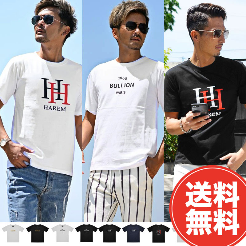 夏服 メンズ Tシャツ 半袖 プリント クルーネック 大人カジュアル ちょいワル おしゃれ服 春夏 M L XL 綿100のサムネイル
