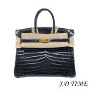 HERMES【エルメス】バーキン 25 パーソナルオーダークロコダイル ニロティカスブルーサフィール×ミモザゴールド金具 C刻印【USED】