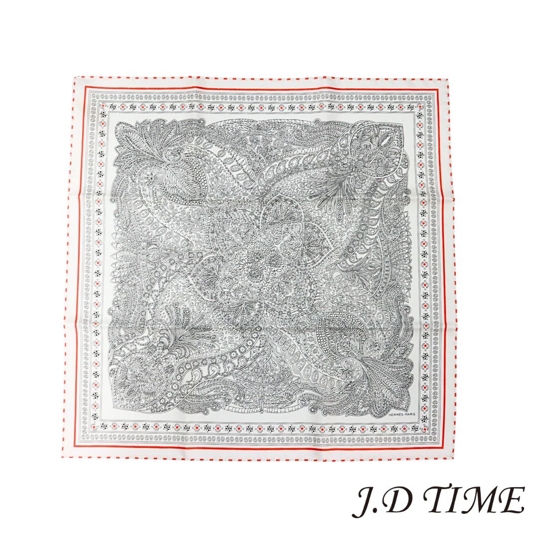 ��SALE������ʡ� HERMES�ڥ���᥹�� ���� 55 �ޥϥ�ˤ����֥��/�Υ��/�롼���奷�륯100% ��˥��å�����̤�����ʡ�