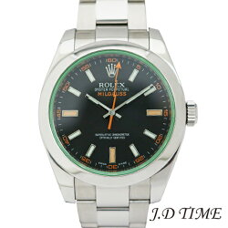 ROLEX【ロレックス】ミルガウス 116400GVSS ランダム番 ブラック文字盤【USED】