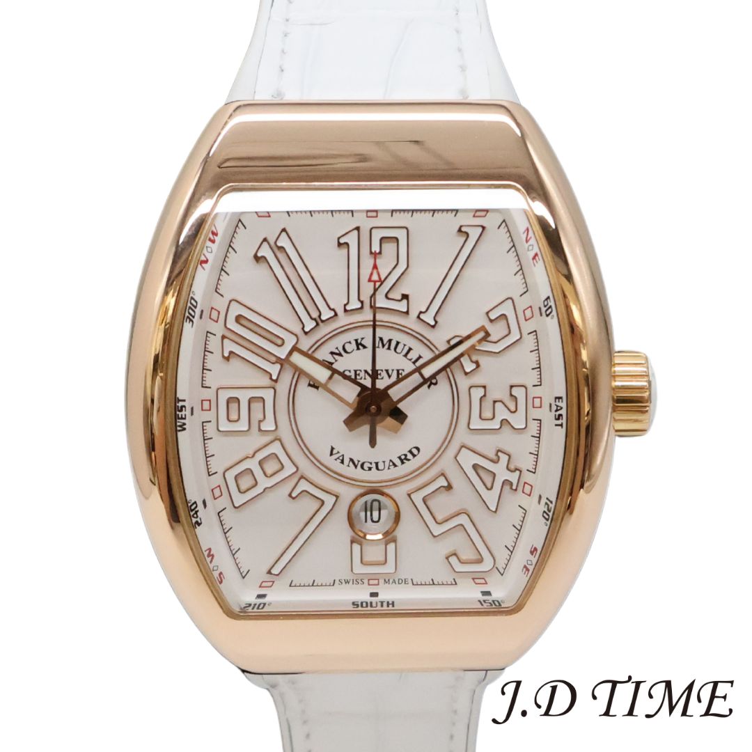 【SALE限定価格】 FRANCK MULLER【フランクミュラー】 ヴァンガード V45SCDT 5NBCPG ホワイト文字盤【USED】