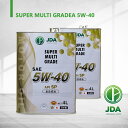 JDA スーパー マルチグレード エンジンオイル 5W-40 SP 4Lx2缶セット