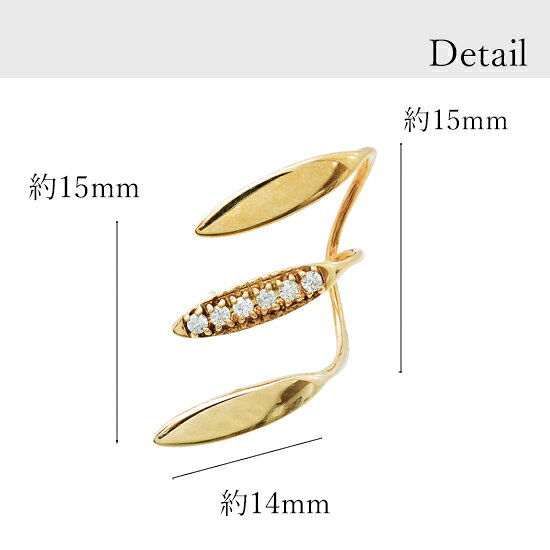 JewelryUedaのピアス K18 ダイヤモンド 0.14カラット スタッドピアス ダイヤ K18YG イエローゴールド レディース メンズ｜アングル3