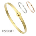【楽天スーパーSALE】 ウノアエレ 【UNOAERRE】 正規販売店 バングル ブレスレット ヴィテ ポリッシュ 750 K18 イエローゴールド ホワイトゴ...