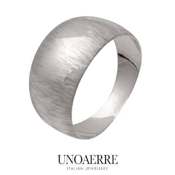 【2025年新作】 ウノアエレ K18 リング 指輪 ホワイトゴールド 15号 K18WG 幅広イタリア製 ホワイト 18金 レディース 750 UNOAERRE ボリューム クリスマスプレゼント