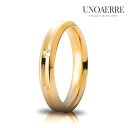 【楽天スーパーSALE】 UNOAERRE ウノアエレ CORONA 結婚指輪 マリッジリング K18 イエローゴールド ダイヤモンド 0.02カラット 4mm...
