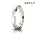 【楽天スーパーSALE】 UNOAERRE ウノアエレ HYDRA 結婚指輪 マリッジリング K18WG ホワイトゴールド ダイヤモンド 0.03カラット 4m...
