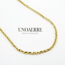 ウノアエレ【UNOAERRE】K18 ドロープネックレス 60cm イエローゴールド ゴールド イタリア 18金 ロングネックレス クリスマスプレゼント