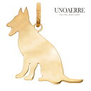 ウノアエレ 【UNOAERRE】K18 犬 イヌ いぬ イエローゴールド ペンダント トップ ドッグ シェパード