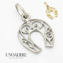 ウノアエレ【UNOAERRE】K18WG ホワイトゴールド ペンダント 馬蹄 馬 母の日
