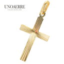 【楽天スーパーSALE】 ウノアエレ【UNOAERRE】正規品 ペンダント クロス K18 ゴールド 十字架 ペンダントトップ イタリア製 k18 18金 レディース メンズ 750 ジュエリー トップ リバーシブル 自分へのご褒美 プレゼント ギフト 記念日 誕生日
