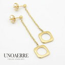 ウノアエレ【UNOAERRE】 K18YGイエローゴールド ピアス スタッドピアス