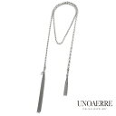 【楽天スーパーSALE】 ウノアエレ【UNOAERRE】ネックレス シルバー 100cm 925 ロングロープ チェーン SILVER デザイン レディース メ...