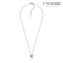 ウノアエレ【UNOAERRE】ネックレス シルバー キュービックジルコニア 42cm 925 シャインペンダント SILVER デザイン レディース メンズ プ...