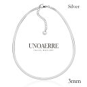 【楽天スーパーSALE】 ウノアエレ【UNOAERRE】ヘリンボーンネックレス シルバー 35cm 40cm 45cm 細 9255mm SILVER デザイン...