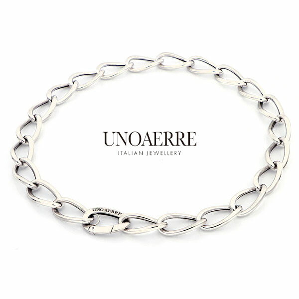 ウノアエレ【UNOAERRE】ネックレス シルバー 47cm 925ボリューム チェーン SILVER デザイン レディース メンズ ギフト イタリア クリスマ...