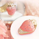 イチゴ ジュエリーボックス フルーツ いちご 苺 桜 さくら 可愛い ブランド おしゃれ プレゼント オブジェ 置物 動物 誕生日プレゼント プロポーズ ペット...