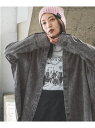 【SALE／37 OFF】シェードブリーチBIGシャツ JEANASIS ジーナシス トップス シャツ ブラウス ブラック ブラウン ブルー グレー【RBA_E】【送料無料】 Rakuten Fashion