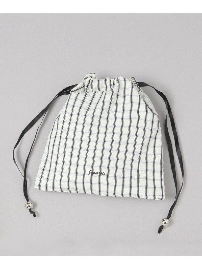 樂天商城 - 【SALE／40%OFF】CHECKキンチャクポーチ JEANASIS ジーナシス 財布・ポーチ・ケース ポーチ ネイビー ホワイト【RBA_E】[Rakuten Fashion]