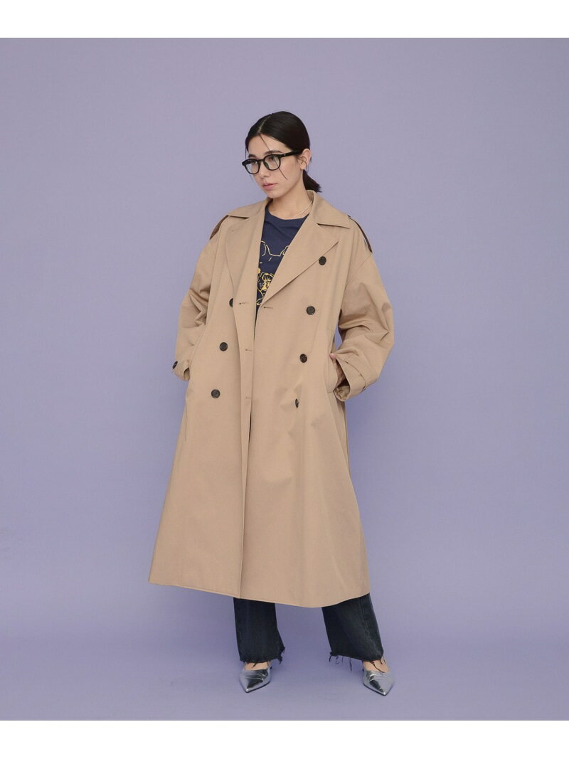 ジーナシス アウター レディース 【SALE／30%OFF】LooseStyle Trench Coat eL ジーナシス ジャケット・アウター トレンチコート ベージュ【RBA_E】【送料無料】[Rakuten Fashion]