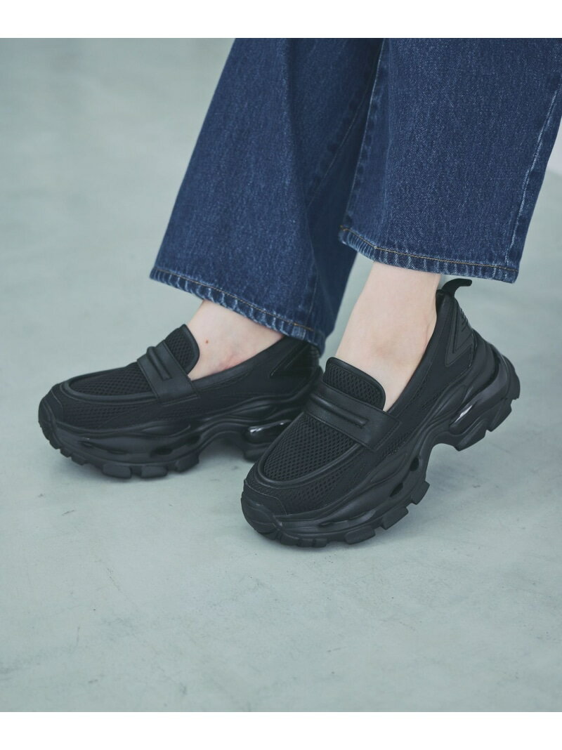 キリカエボリュームローファー JEANASIS ジーナシス シューズ・靴 スニーカー ブラウン ブラック ベージュ シルバー【送料無料】[Rakuten Fashion]