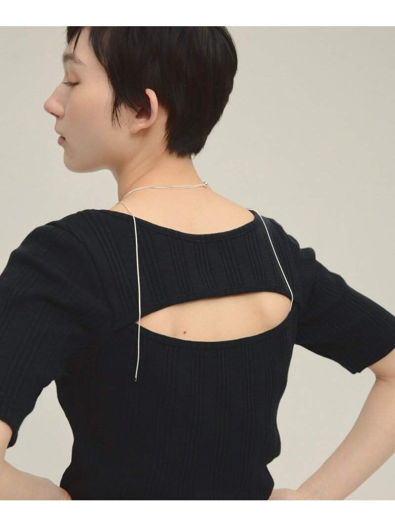 【SALE／20%OFF】Random Rib Tee SS eL ジーナシス トップス カットソー・Tシャツ ブラック ホワイト【RBA_E】【送料無料】[Rakuten Fashion]