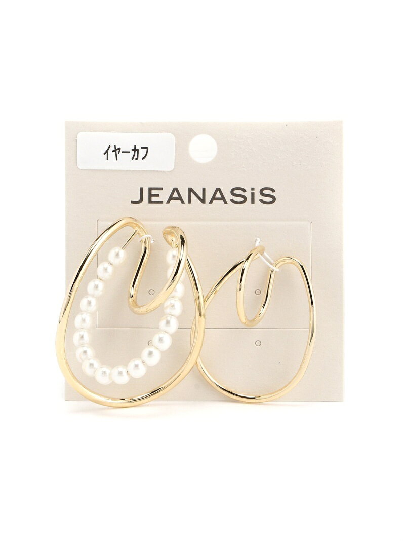 ヘンケイフープBIGカフ JEANASIS ジーナシス アクセサリー・腕時計 その他のアクセサリー・腕時計 シルバー ゴールド[Rakuten Fashion]