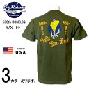 BUZZRICKSON'S (バズリクソンズ)　半袖　508th BOMB.SQ.　バックプリント　Tシャツ　ホワイト　ブラック　オリーブ　白　黒　緑　BR79261 　アメリカ製　米国製　ミリタリー　コーディネート　夏　おしゃれ