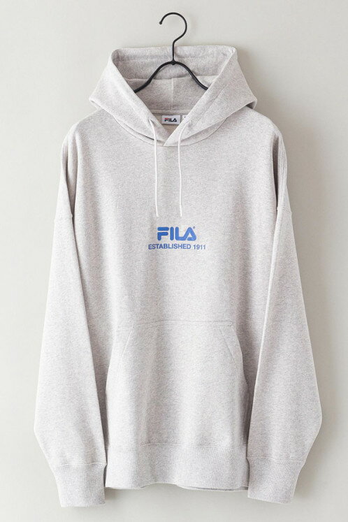 FILA フィラ パーカー Find your Basic BTS 着用モデル スウェット プルパーカー フーディー 裏毛 メンズ レディース ユニセックス ブランド ロゴ プリント ビッグシルエット 防弾少年団