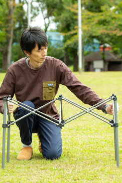 アウトドアプロダクツ(OUTDOOR PRODUCTS)アルミローテーブル ブランド キャンプ 簡易 簡単 レジャー 海 フェス ツーリング バーベキュー コンパクト ソロキャンプ
