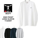 HANES BEEFY ワンポイント ロング Tシャツ ロンT ビーフィー HANES ヘインズ