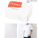 HANES 2P クルーネック Tシャツ BOX セット ギフトボックス メンズ 2枚組 HM1EB701